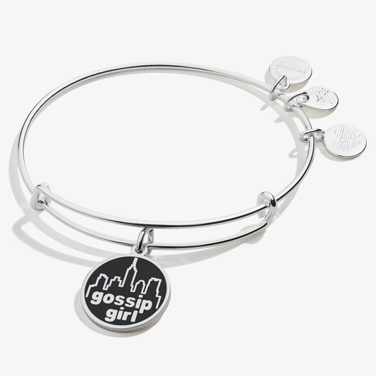 Gossip Girl Logo Charm Bangle ALEX AND ANI