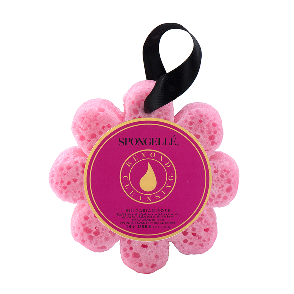 Bulgarian Rose Wild Flower & Body Wash Refill Set Spongellé