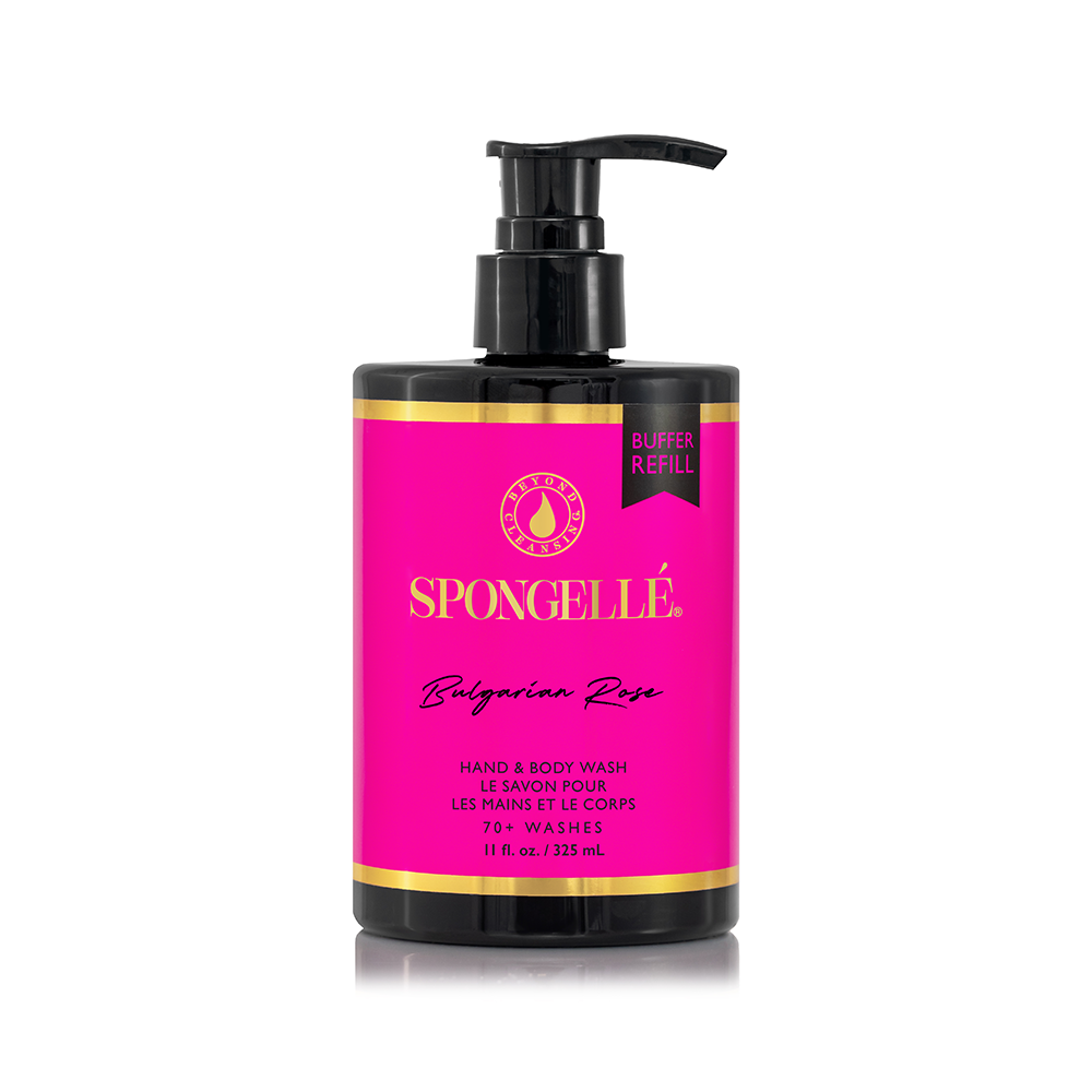 Bulgarian Rose Wild Flower & Body Wash Refill Set Spongellé