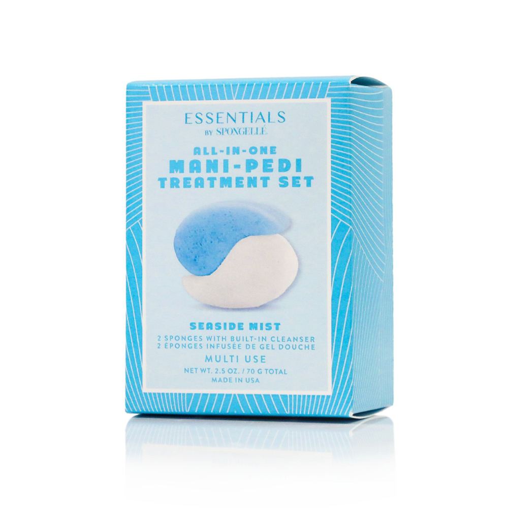 Seaside Mist Mani-Pedi Treatment Set | Essentials Spongellé