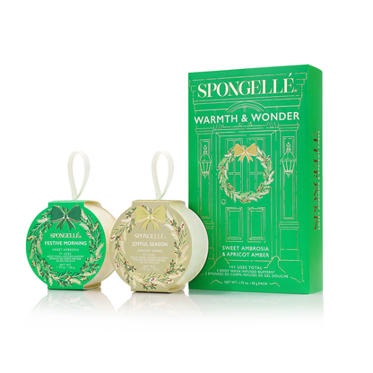 Warmth & Wonder | Holiday Wreath Gift Set Spongellé