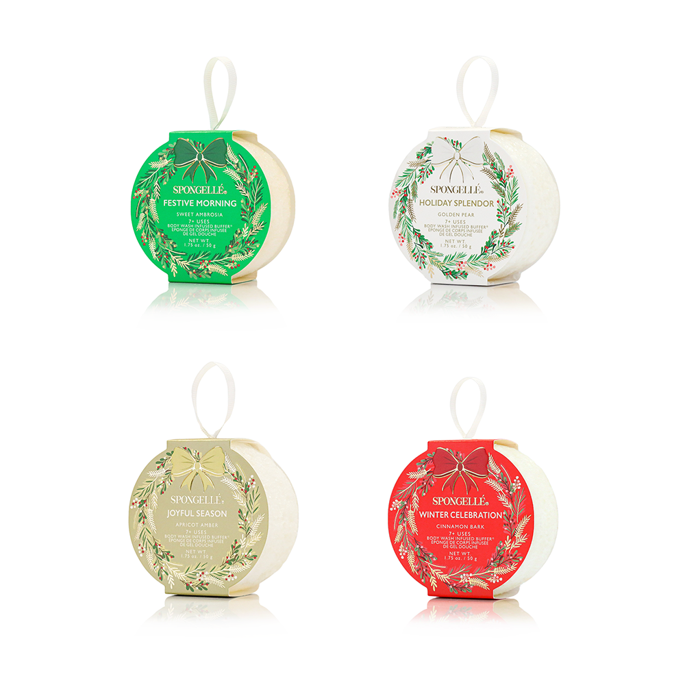 Holiday Wreath Assorted Pack Spongellé