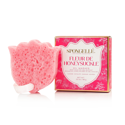 Les Fleurs Body Buffer Trio Set 2 Spongellé