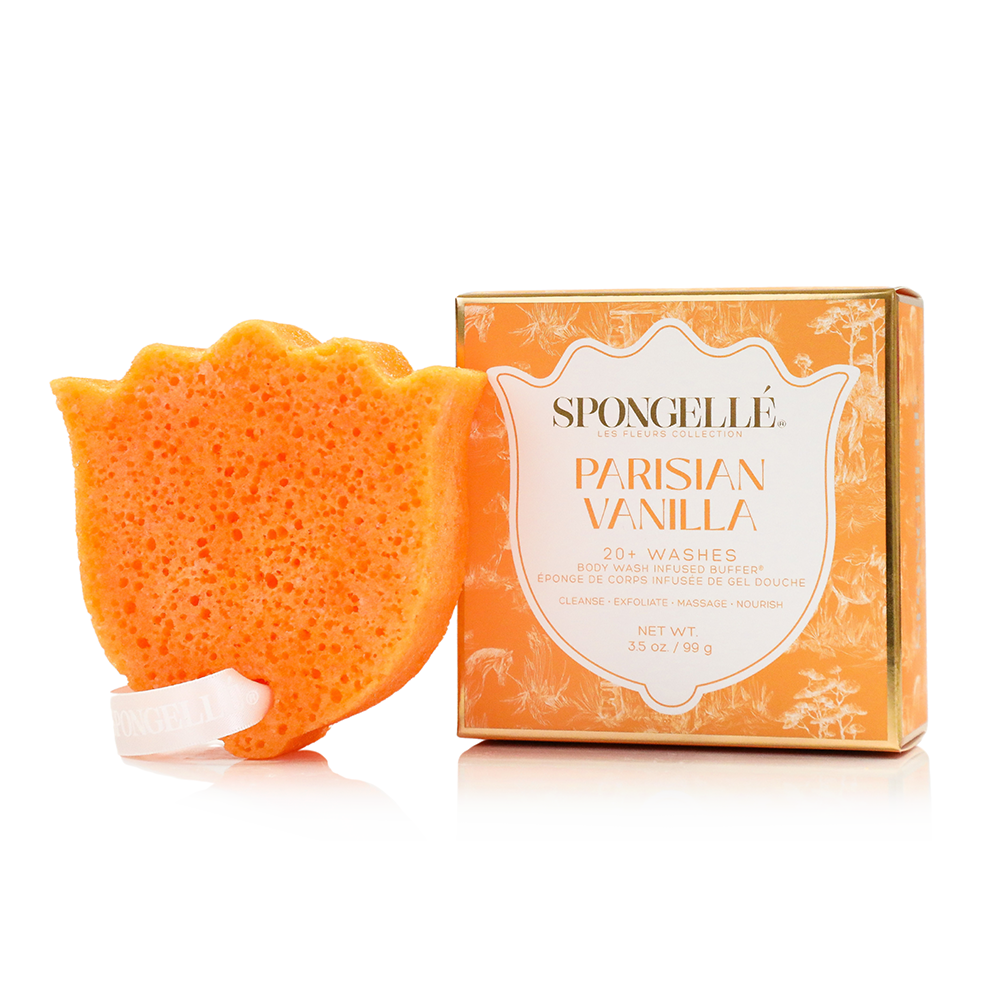 Les Fleurs Body Buffer Trio Set 2 Spongellé