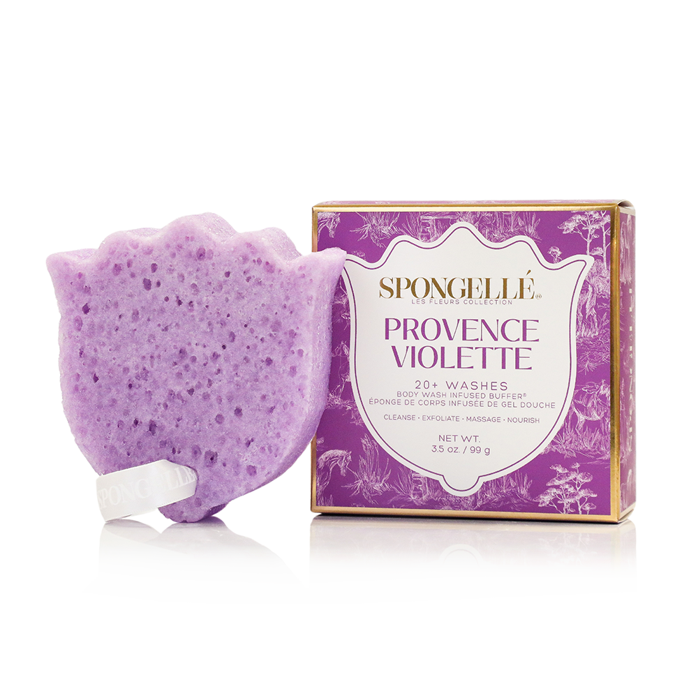 Les Fleurs Body Buffer Trio Set 2 Spongellé