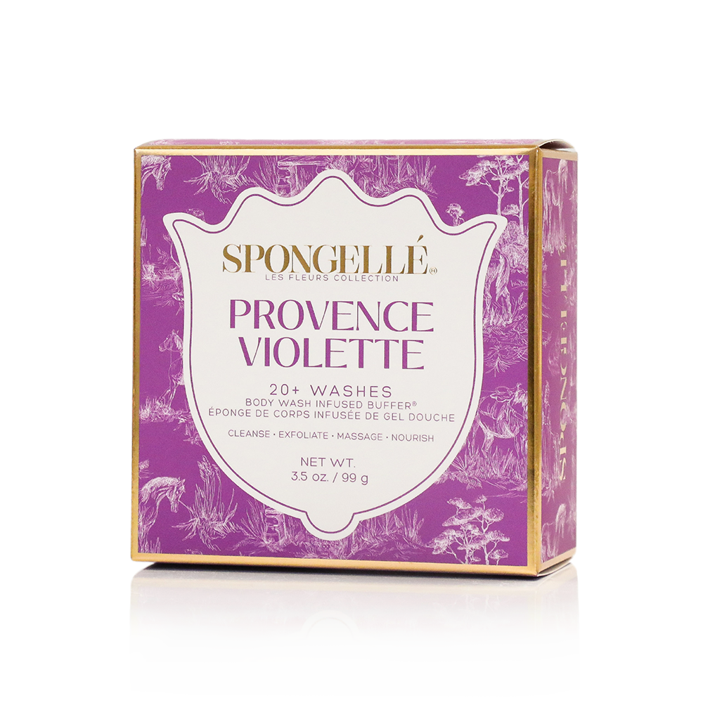 Provence Violette | Les Fleurs Body Buffer Spongellé