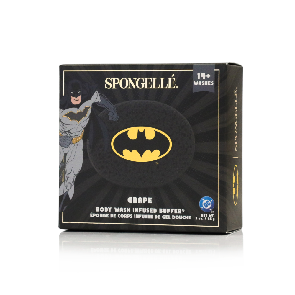 Batman™ Grape Body Buffer | DC Superhero Spongellé