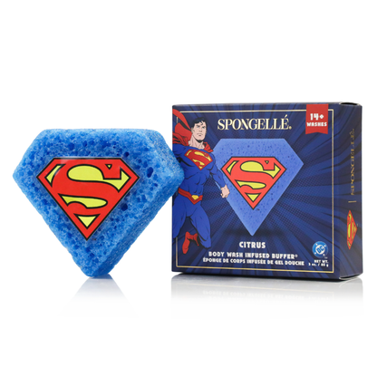 Superman™ Citrus Body Buffer | DC Superhero Spongellé