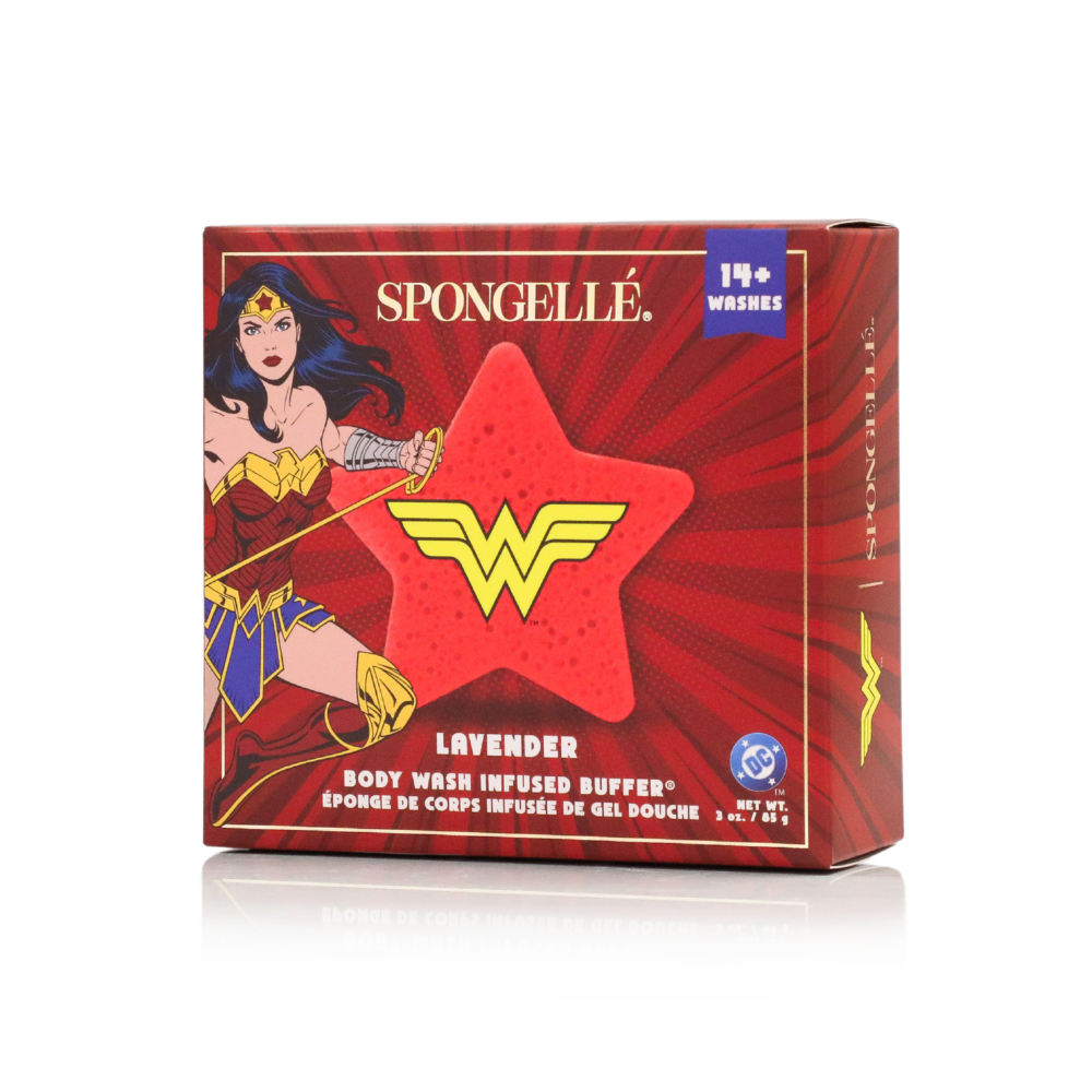 Wonder Woman™ Lavender Body Buffer | DC Superhero Spongellé