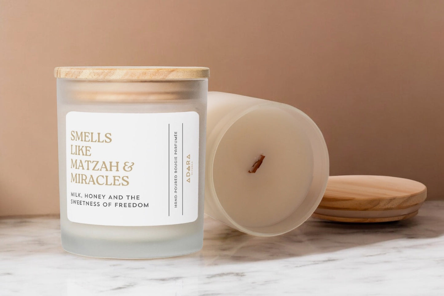 Smells Like Matzah & Miracles - Milk, Honey, And The Sweetness of Freedom Scented Candle Adara Rituals