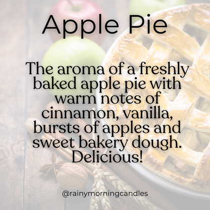 Apple Pie | Wax Melts Rainy Morning Candles