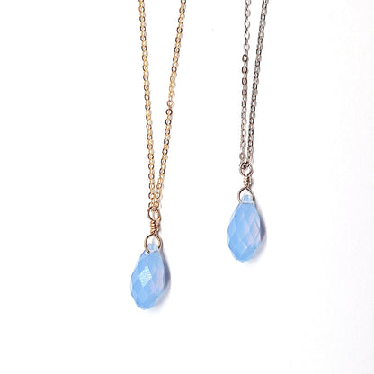 Swarovski Crystal Droplet Necklace with Swarovski Clasp