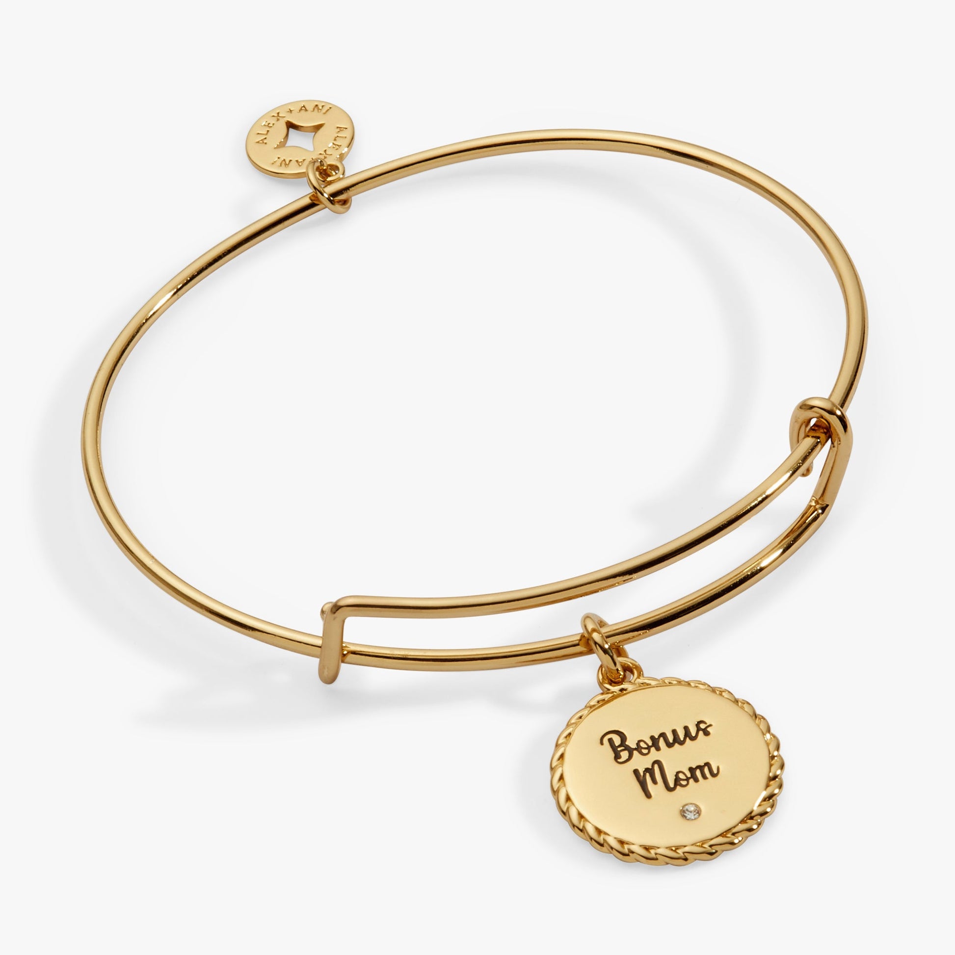 Bonus Mom 'Family Isn't Only Blessed By Name' Charm Bangle ALEX AND ANI