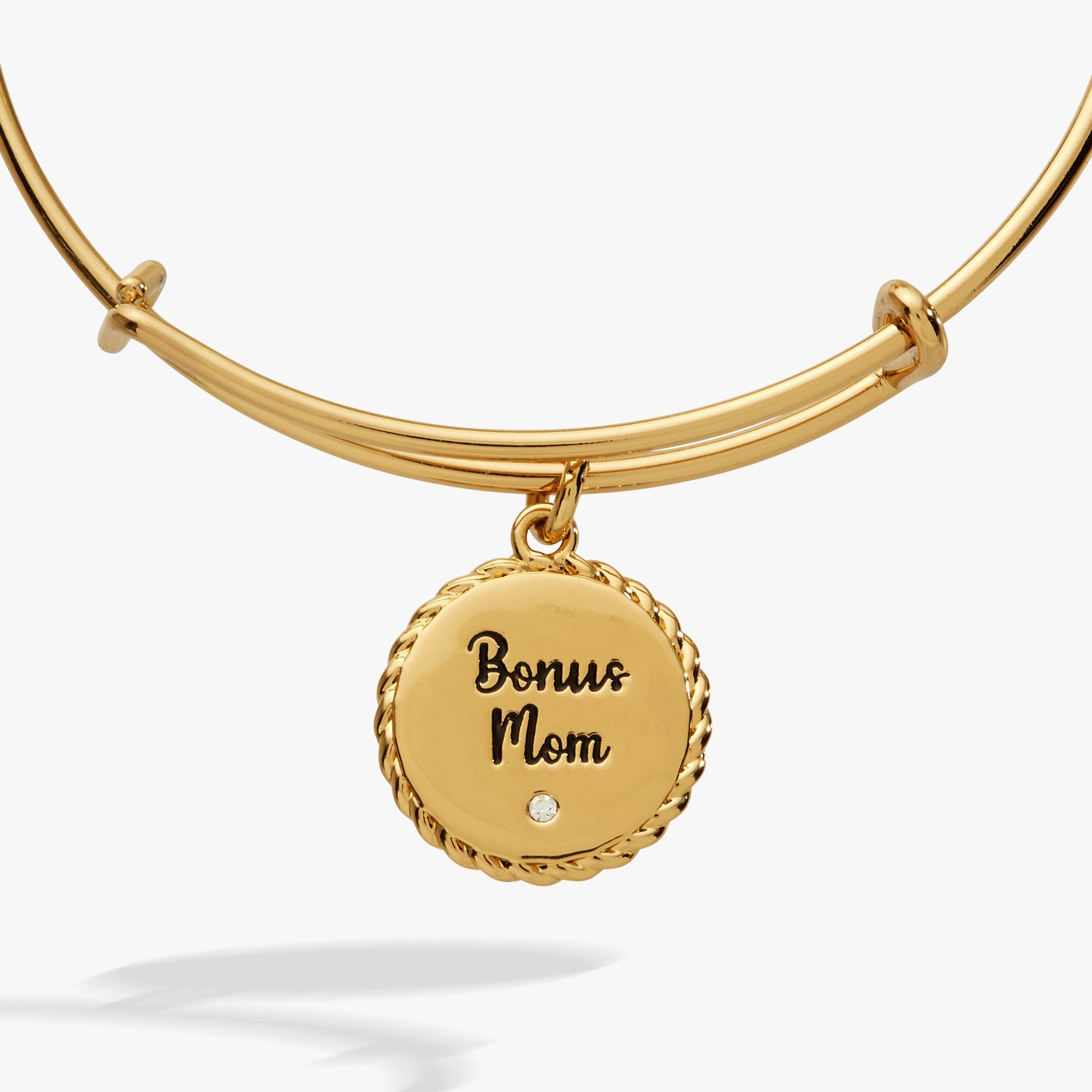 Bonus Mom 'Family Isn't Only Blessed By Name' Charm Bangle ALEX AND ANI