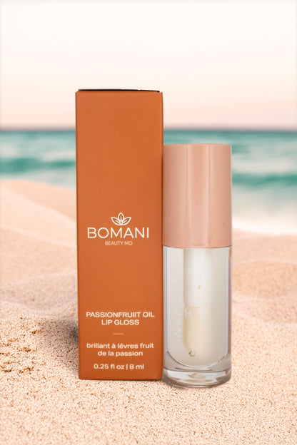 Clara - Passionfruit Oil Lip Gloss Bomani Beauty MD