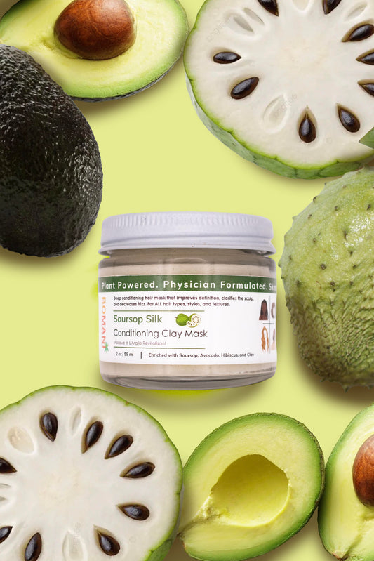 Soursop Silk Clay Hair Mask Bomani Beauty MD