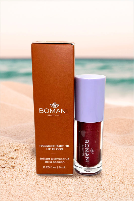 Boo - Passionfruit Oil Lip Gloss Bomani Beauty MD