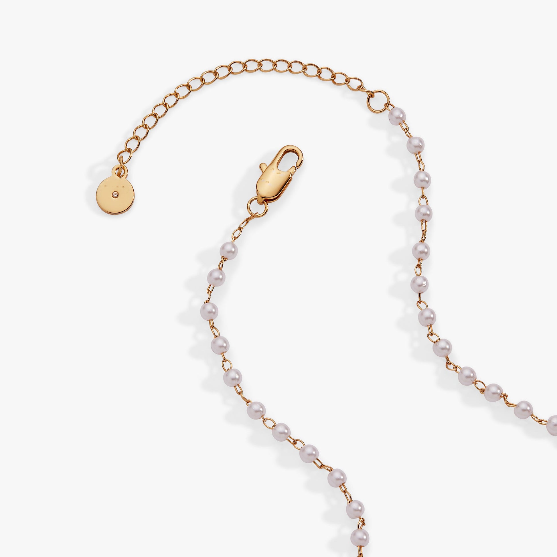 Bow Pearl Coquette Necklace ALEX AND ANI