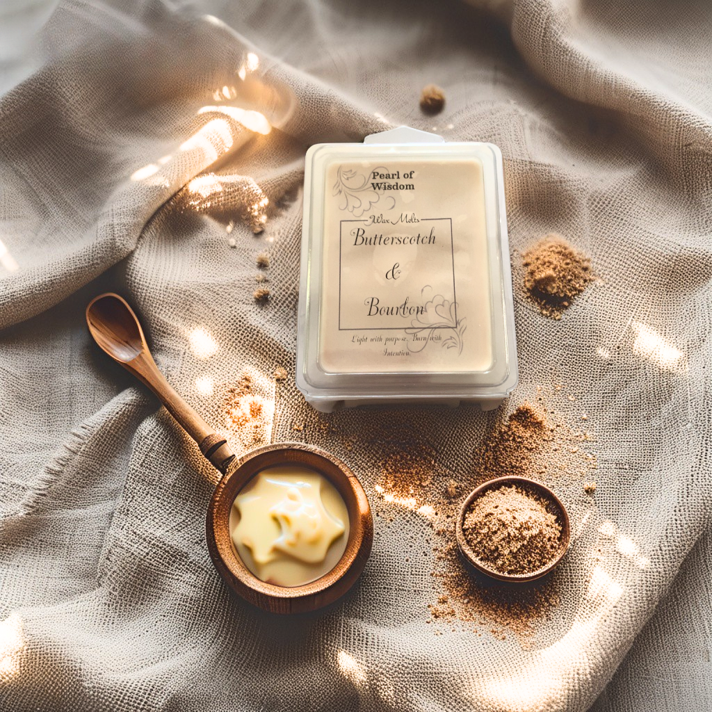 Butterscotch and Bourbon Wax Melt Pearl Of Wisdom
