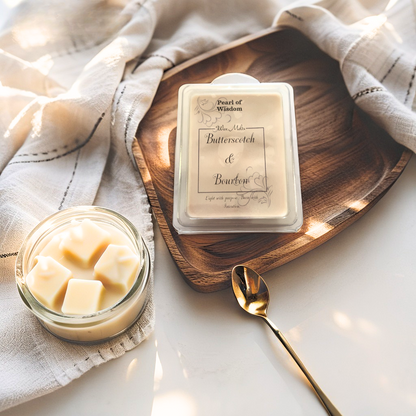 Butterscotch and Bourbon Wax Melt Pearl Of Wisdom