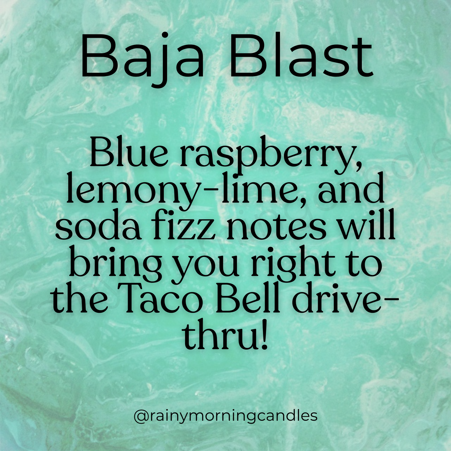 Baja Blast | Wax Melts Rainy Morning Candles