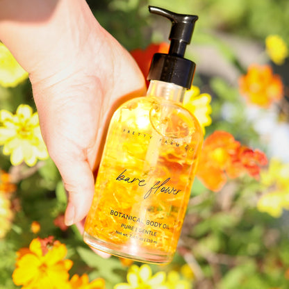 Bare Flower Natural Fragrance Free Body Oil - Best for Sensitive Skin Pretty farm girl