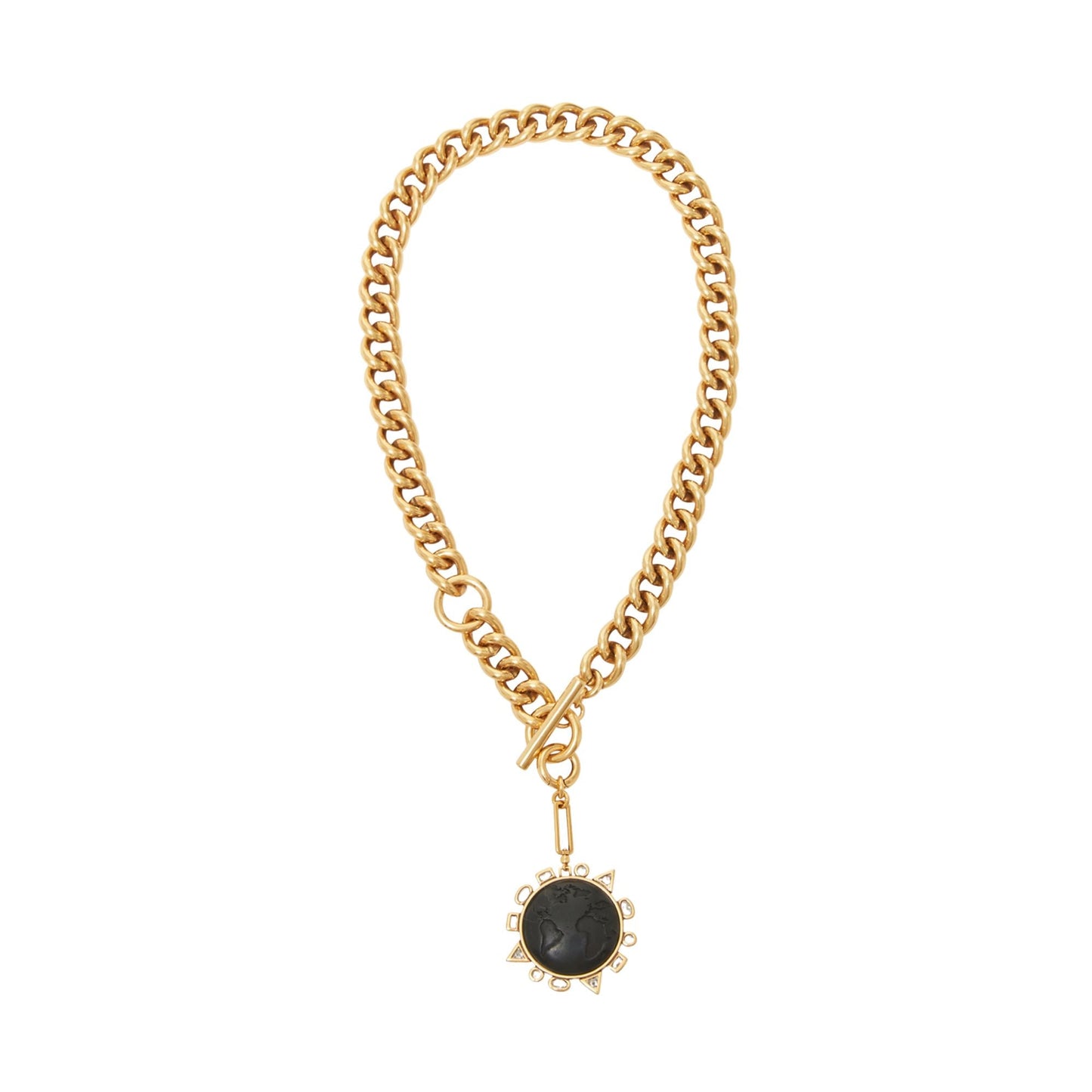 Odyssey Necklace Black Gold
