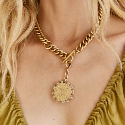 Odyssey Necklace Black Gold