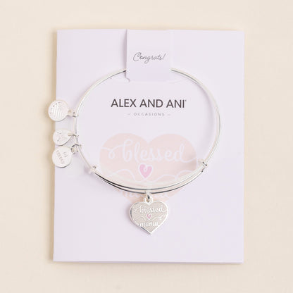 'Blessed Mama' Charm Bangle ALEX AND ANI