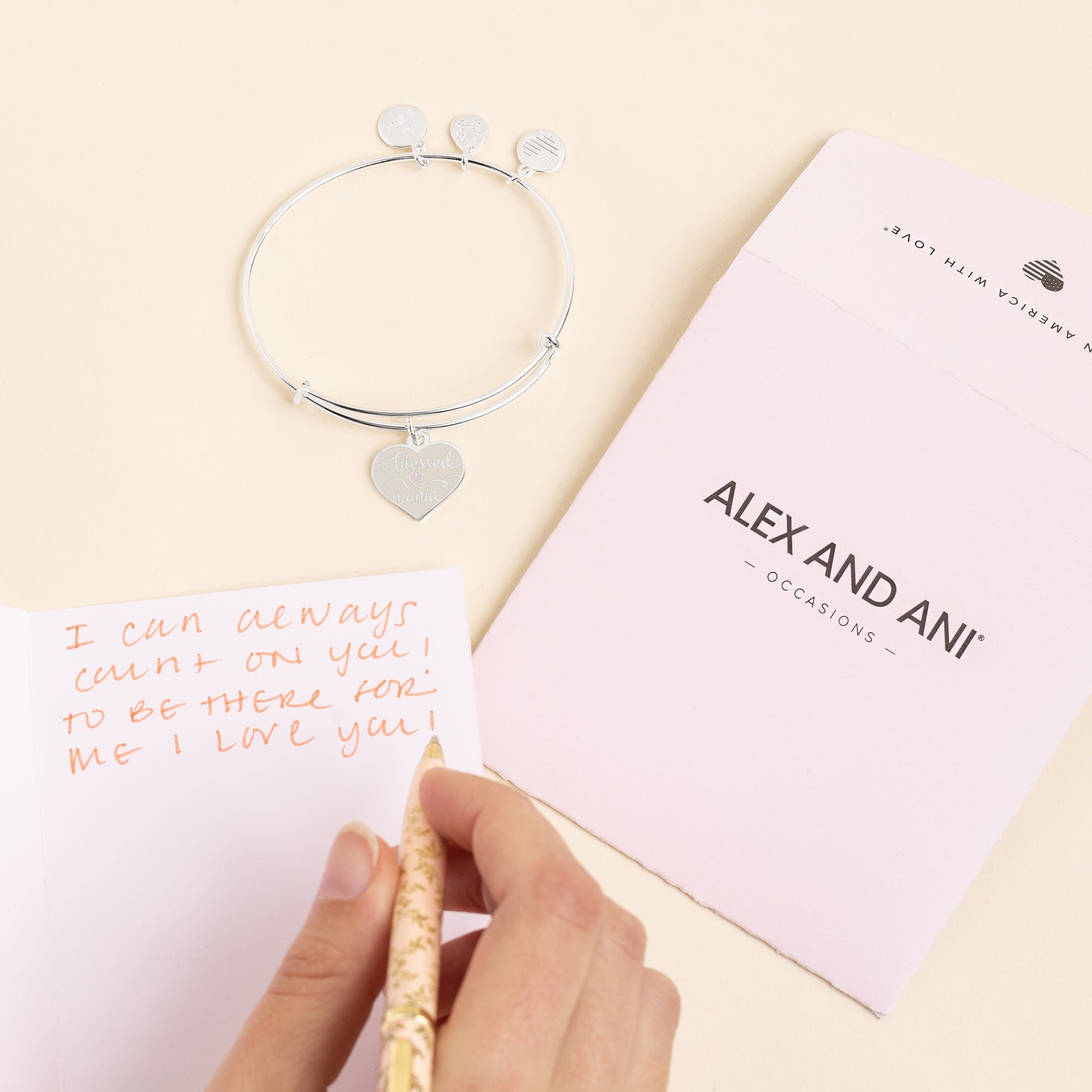 'Blessed Mama' Charm Bangle ALEX AND ANI