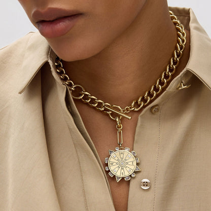 Odyssey Necklace Blue Gold
