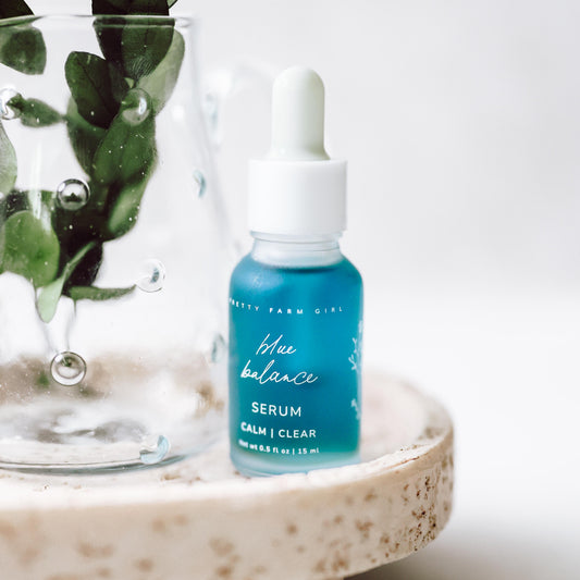 Blue Balance Face Serum Pretty farm girl