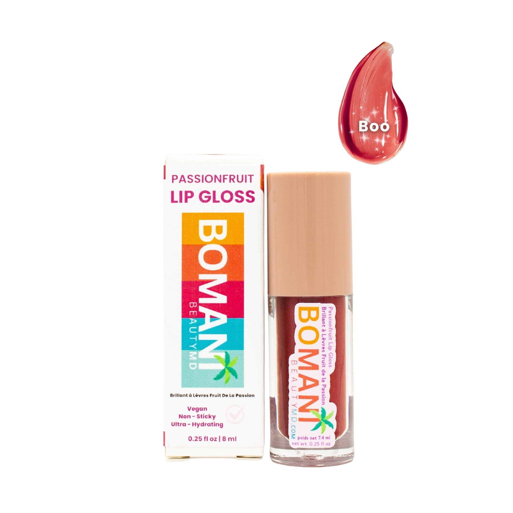 Boo - Passionfruit Oil Lip Gloss Bomani Beauty MD