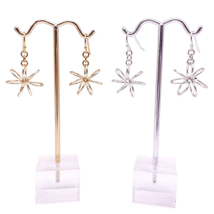 Brickhouse silver earrings