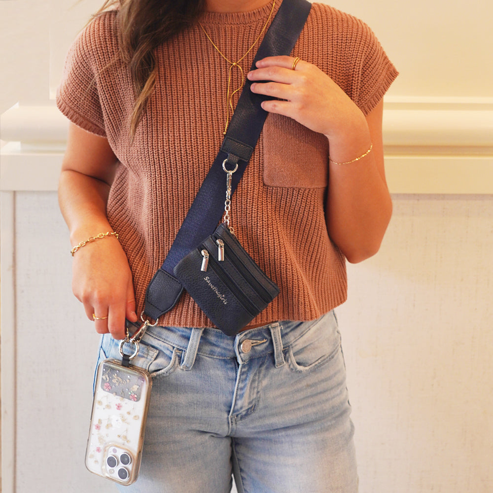Clip & Go Strap with Pouch - Solid Collection SaveTheGirls