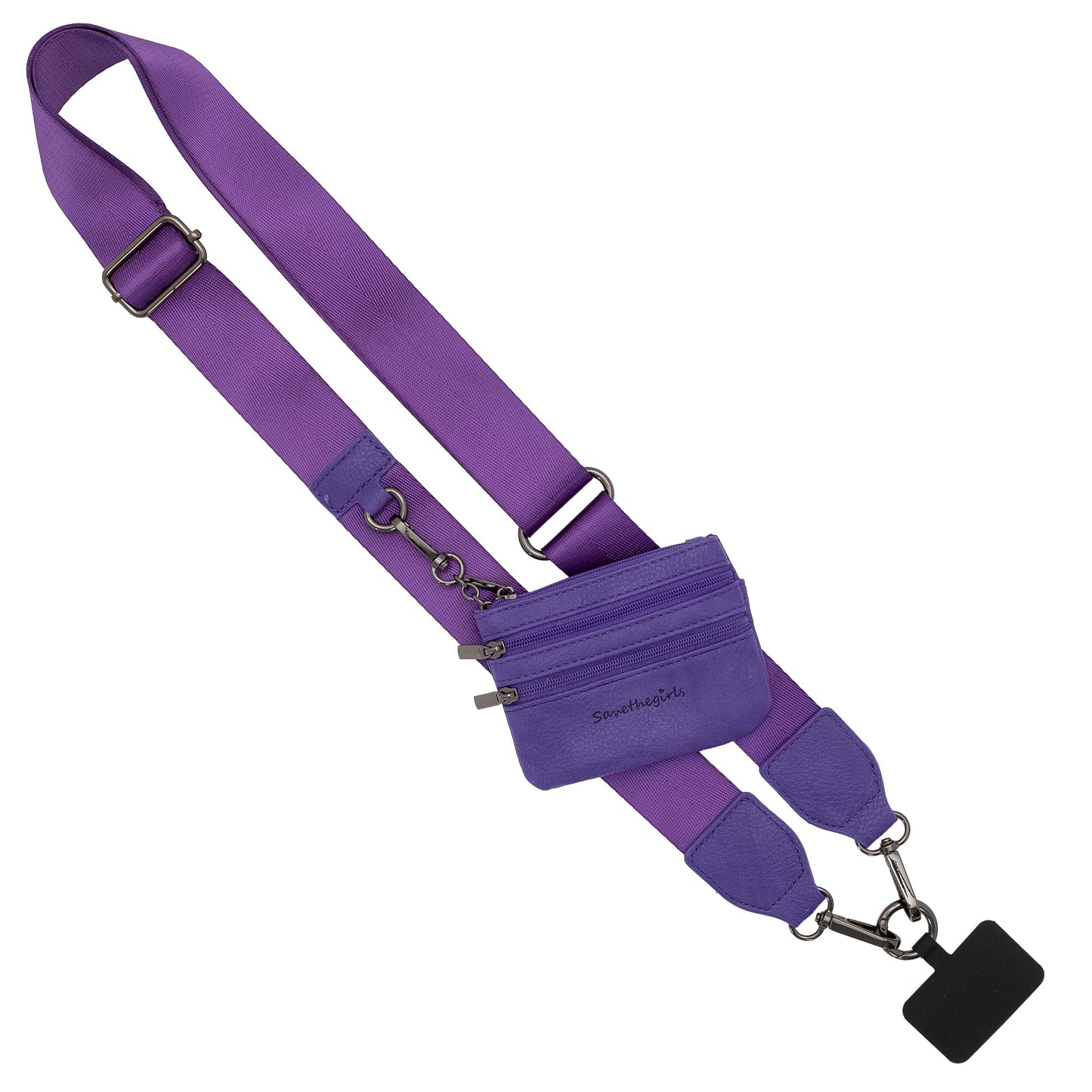 Clip & Go Strap with Pouch - Solid Collection SaveTheGirls