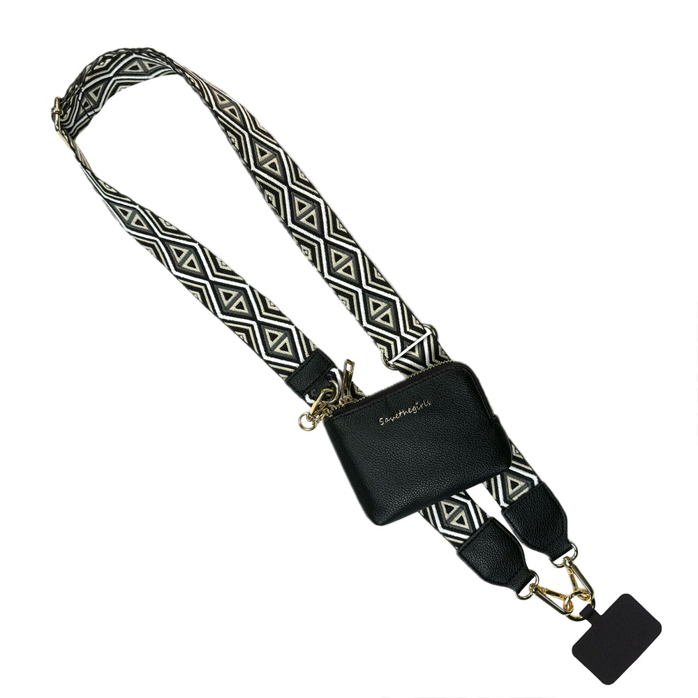 Clip & Go Strap w/RFID Pouch Diamond Pattern SaveTheGirls