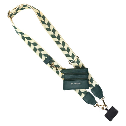 Clip & Go Strap w/Zippered Pouch Chevron SaveTheGirls