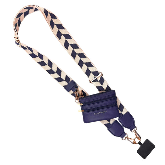 Clip & Go Strap w/Zippered Pouch Chevron SaveTheGirls