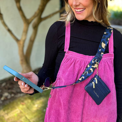 Clip & Go Strap with Pouch - Leopard Collection SaveTheGirls