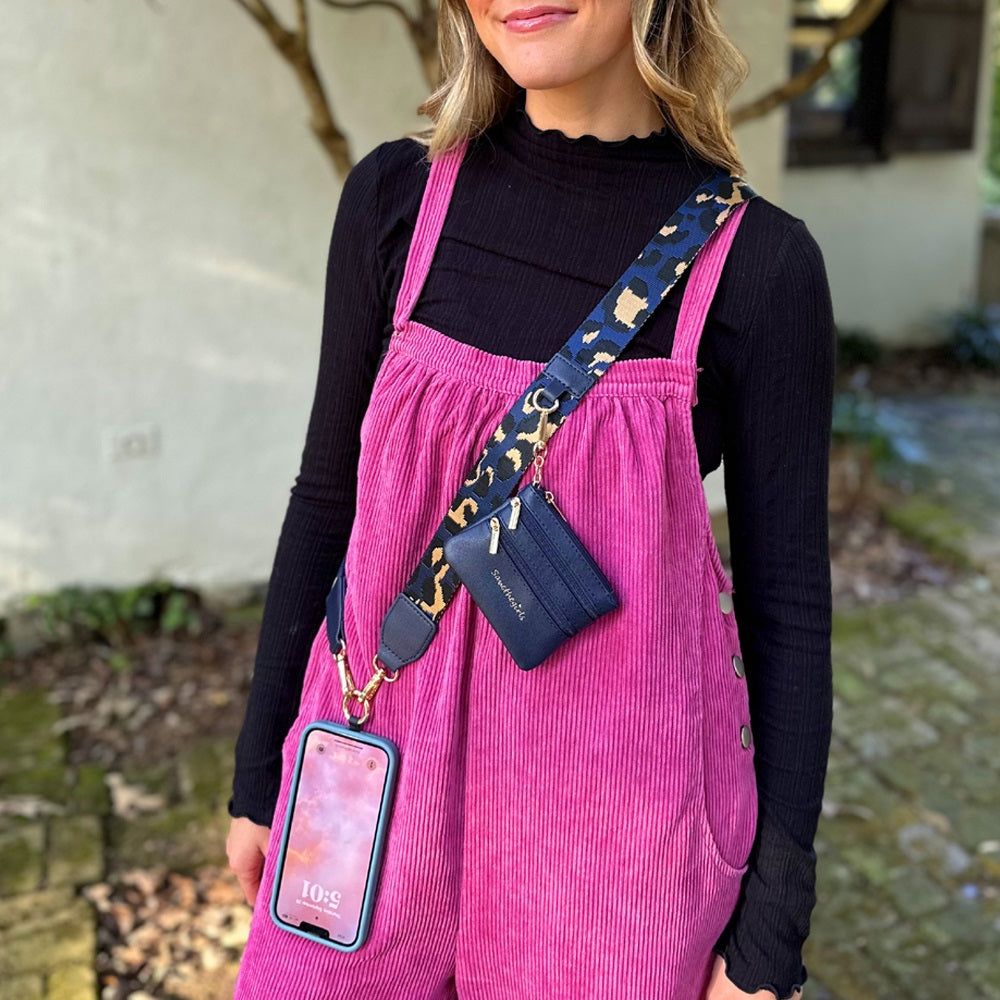 Clip & Go Strap with Pouch - Leopard Collection SaveTheGirls