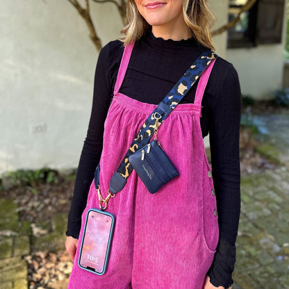Clip & Go Strap with Pouch - Leopard Collection SaveTheGirls