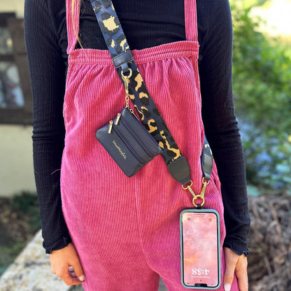 Clip & Go Strap with Pouch - Leopard Collection SaveTheGirls