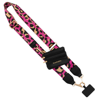 Clip & Go Strap with Pouch - Leopard Collection SaveTheGirls