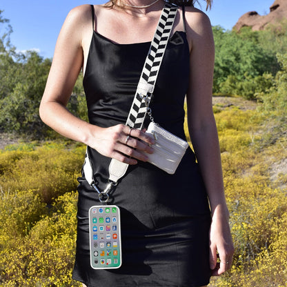 Clip & Go Strap w/Zippered Pouch Chevron SaveTheGirls