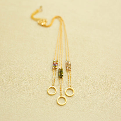 Champagne Quartz Solara Necklace