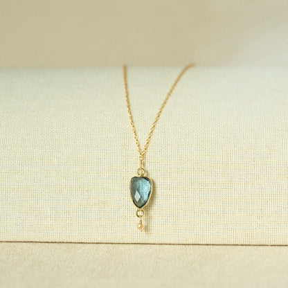 London Blue Gold Isla Necklace
