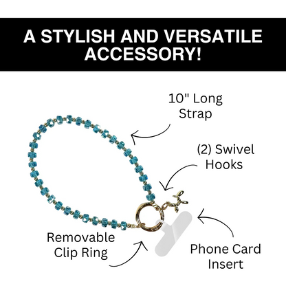 Clip & Go Beaded Wristlet Bedazzled Collection SaveTheGirls