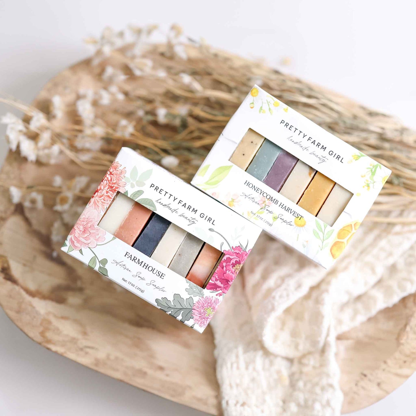 Complete Soap Sampler Set Pretty farm girl