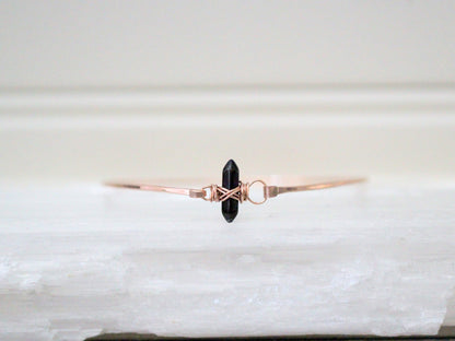 Crest Bracelet - Obsidian